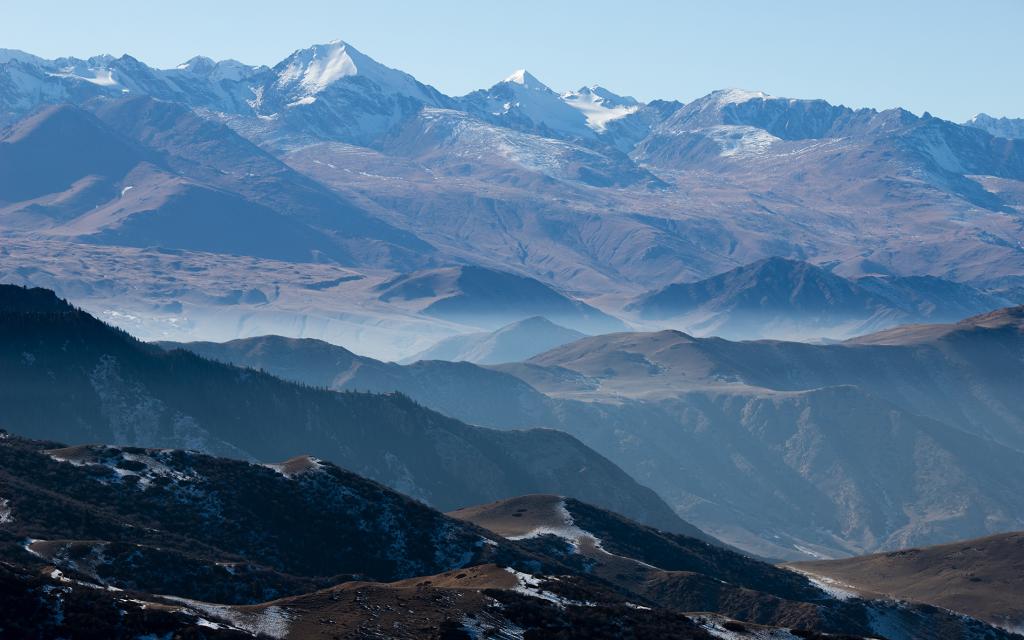 Shatyly Panorama, Winter Kyrgyzstan