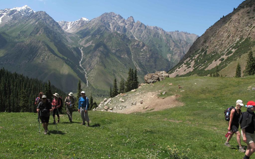 Trekking at Tian-Shan